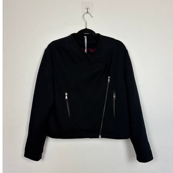 Cop.Copine Pinocchio Quilted Zip Relaxed Biker Soft Core Jacket Medium - Picture 2 of 7